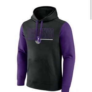 Sacramento Kings Outline Hoodie Medium Nwt
